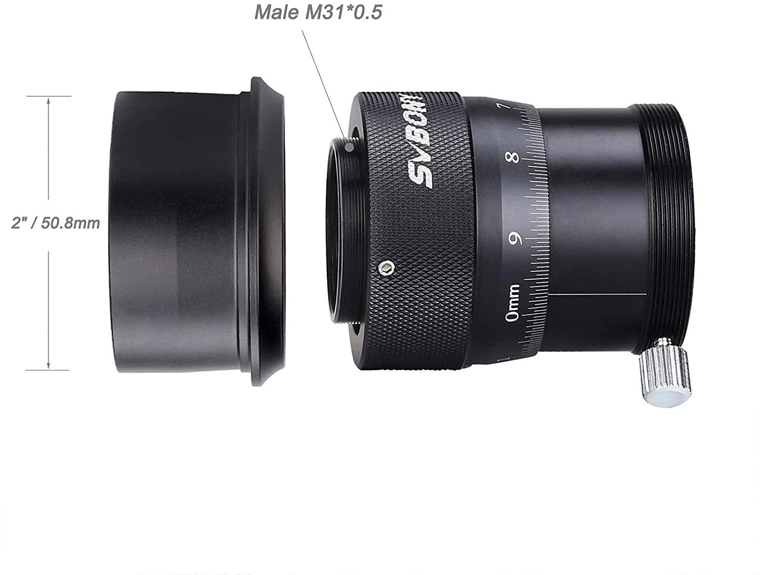 Accessoire Astronomie Double Focaliseur Hélicoïdal SVBony SV161 1,25 - Précision 0,05mm - Pour Télescope Et Astrophotographie Accessori Fuoco Accessoire Astronomie Double Focaliseur Hélicoïdal SVBony SV161 1,25 - Précision 0,05mm - Pour Télescope Et Astrophotographie Accessori Fuoco