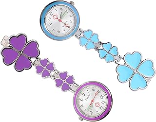 2 Pçs Relógio De Bolso Presente De Enfermagem Presente De Estudante Enfermeira Presentes De Estudante Relógios De Bolso Pendurados Relógio De Enfermeira Clipe De Presente Tipo