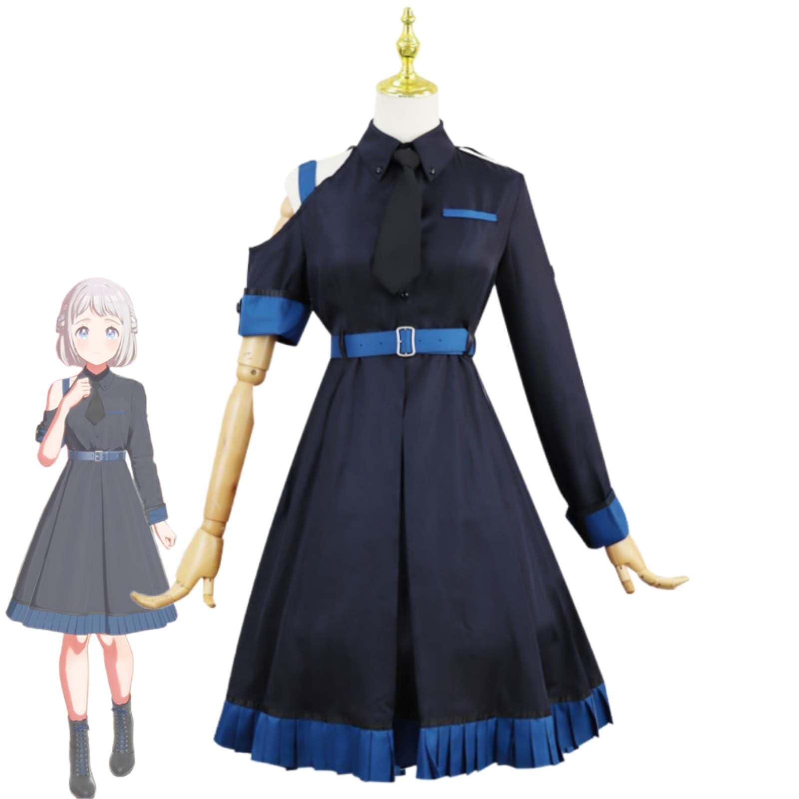 Amazon | 葛城リーリヤ コスプレ衣装 ドレス 制服 日常服 舞台服 学園