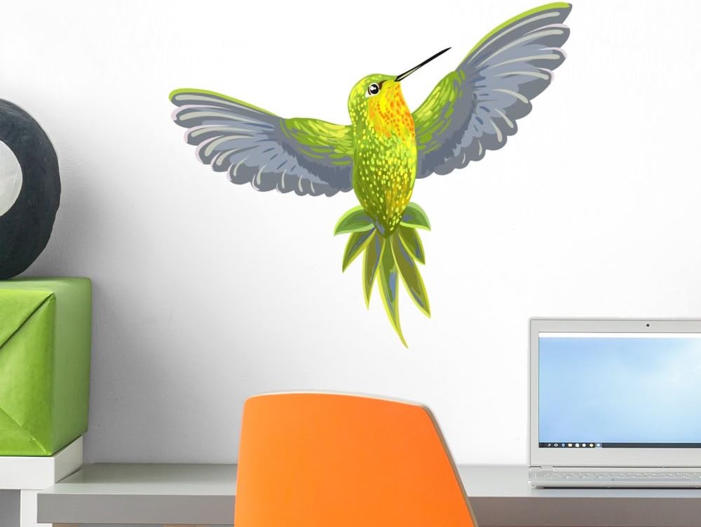 Hummingbird Wall Decal Wallmonkeys Peel and Stick Graphic (18 in W x 15 in H) WM321623