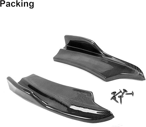 Miniatura 6 de 2 cenefas laterales de parachoques trasero para Dodge Charger 2015-2022 estilo V2 fibra de carbono estilo