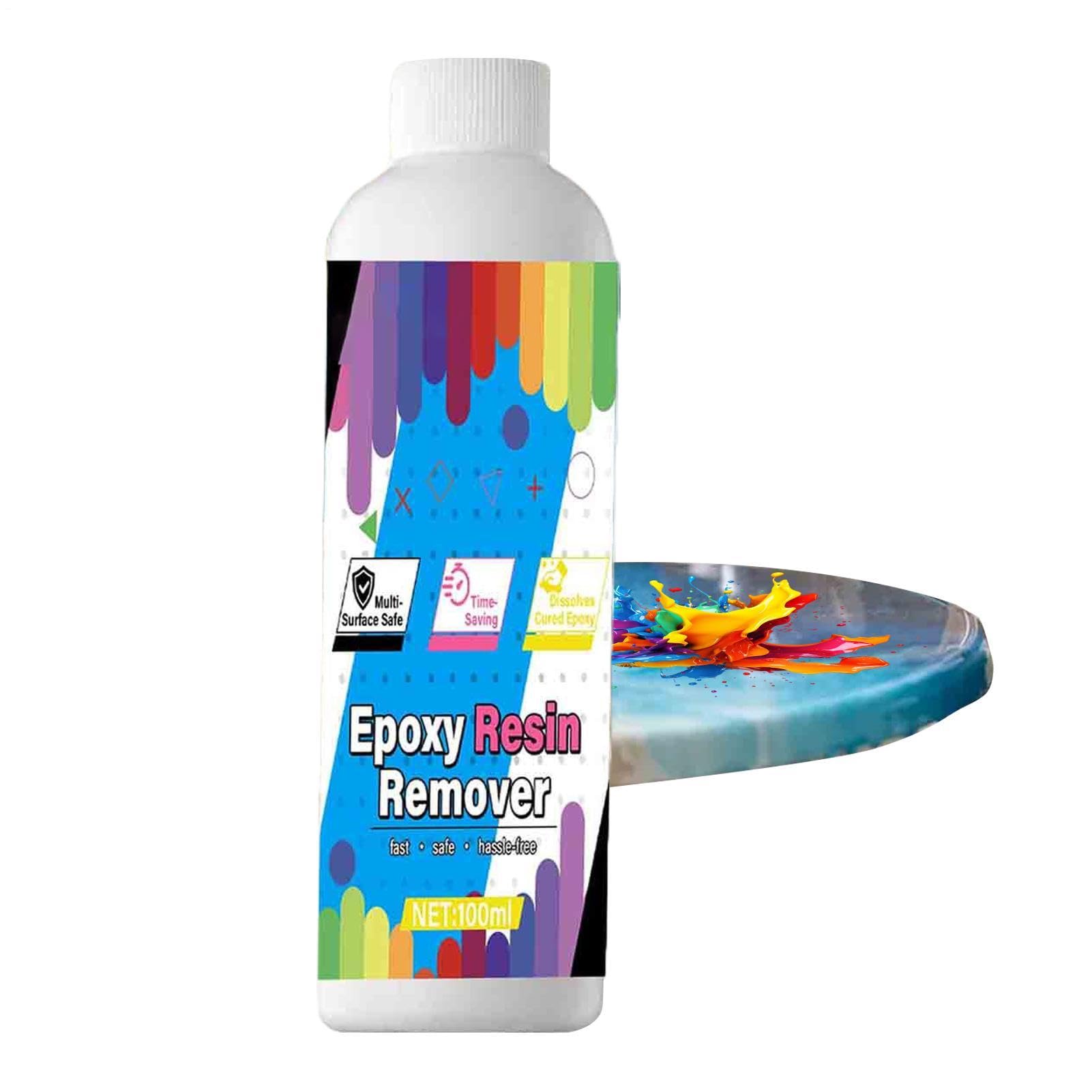 Décapant de résine époxy 100 ml nettoyant pour résine multi-usage intérieur extérieur