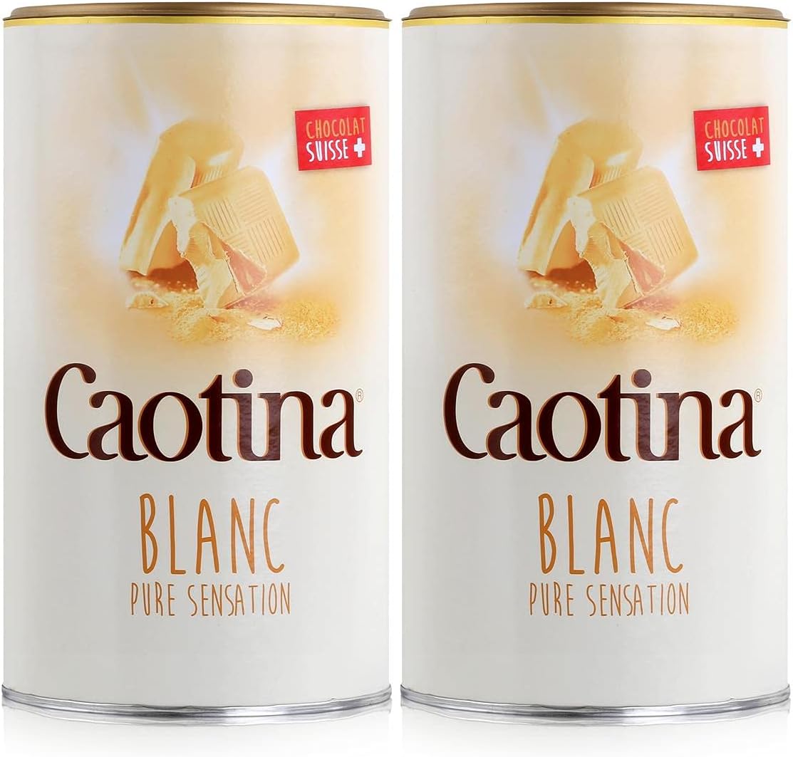 blanc, Cocoa Powder with White Swiss Chocolate, Hot Chocolate, 2 Pack, 2 x 500g