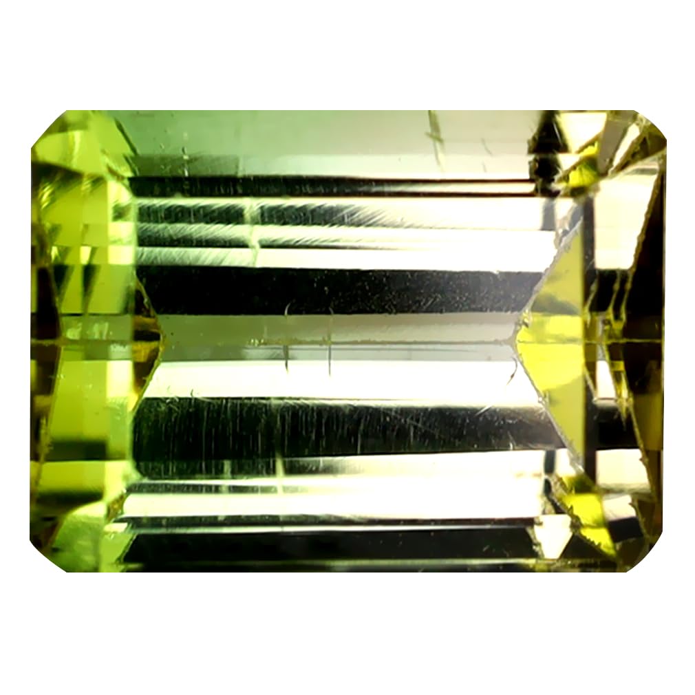 Tourmaline bicolore 3.10 ct octogone non chauffée d'exception - 3