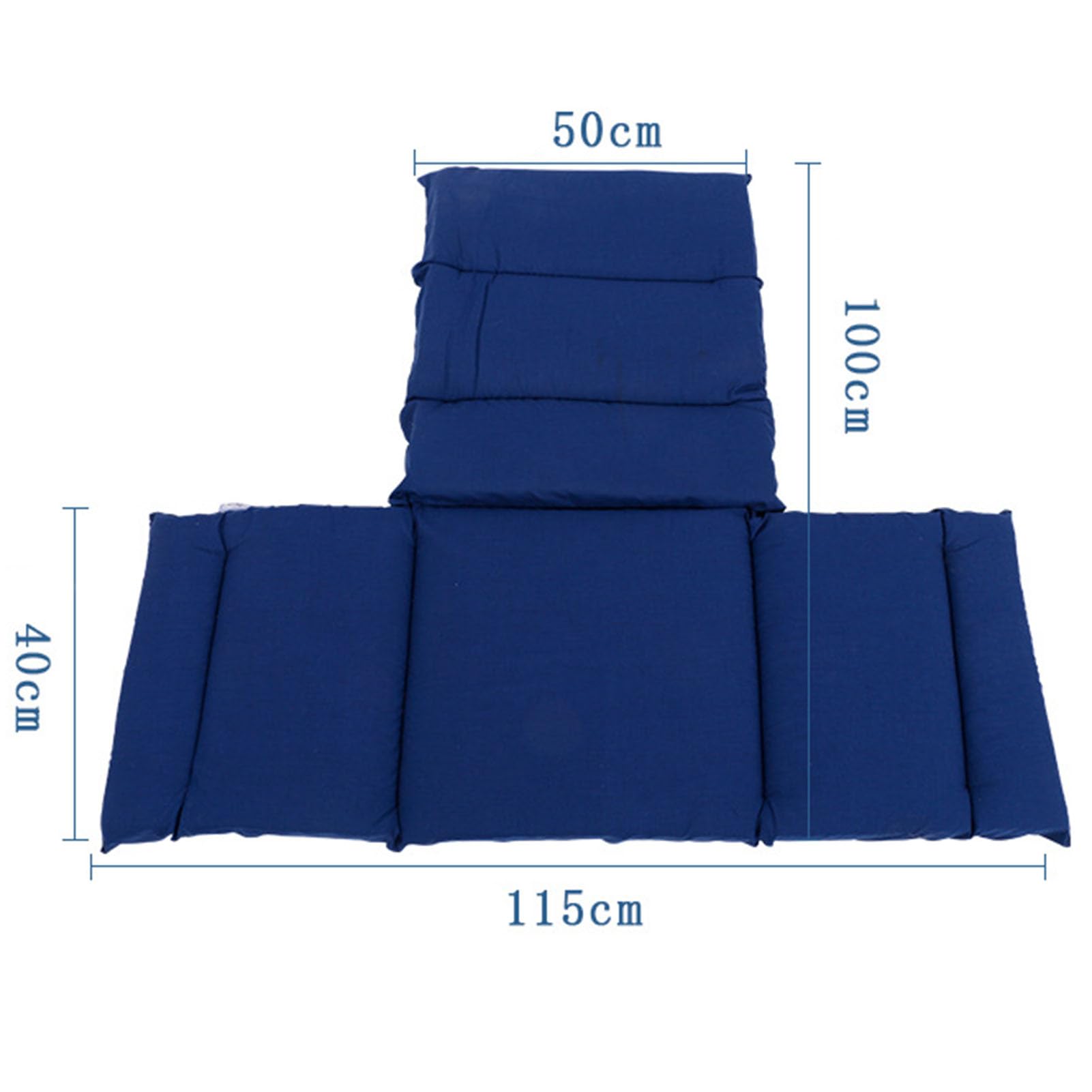 Cojín Reductor de Presión para Silla de Ruedas, Cojín Antiescaras con Respaldo, Lavable, Cómodo Cojín de Asiento para Alivio del Dolor de Ciática