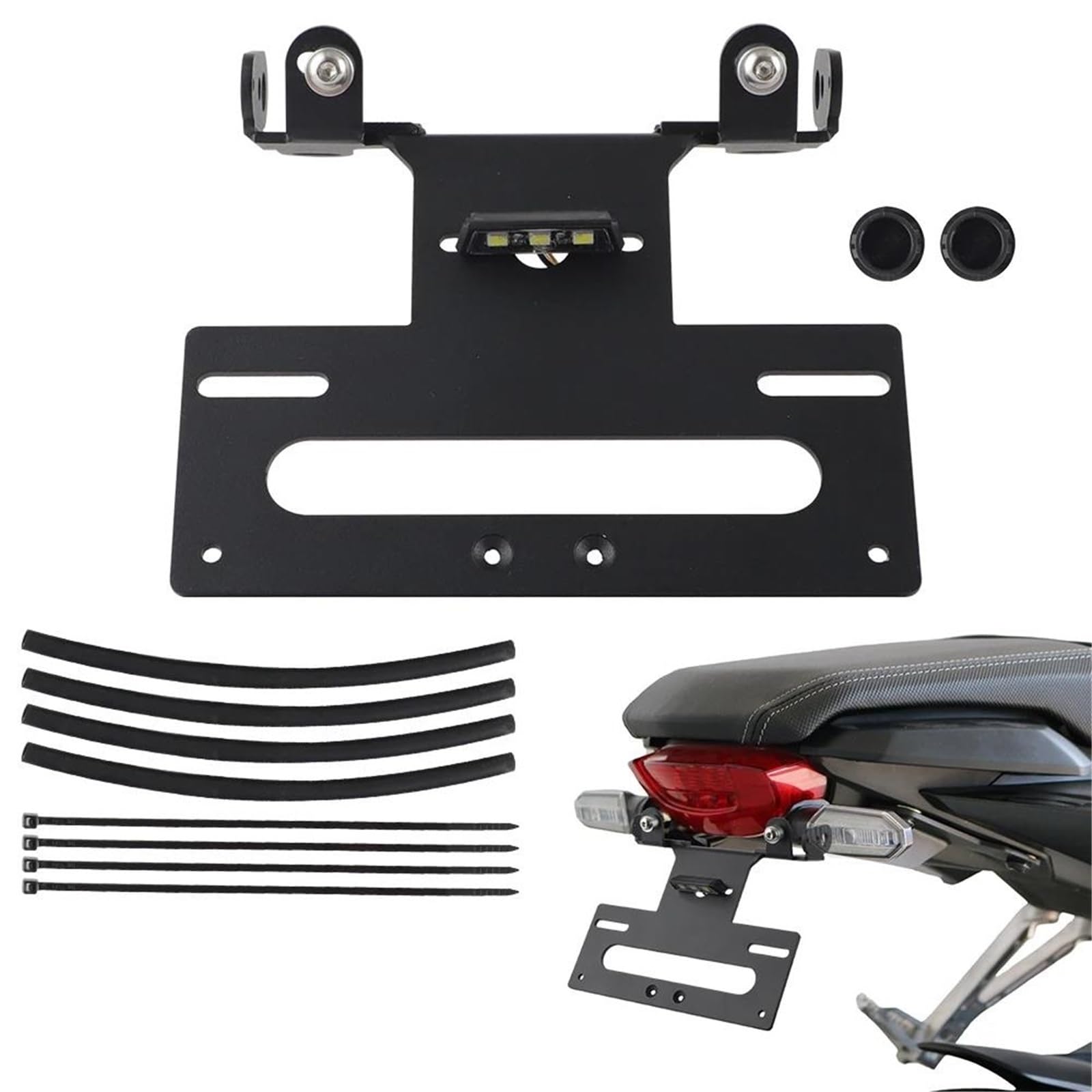 Portatarga Moto Per Ducati Per Monster 400 620 695 750 Eliminatore Di Parafango Supporto Telaio Targa E