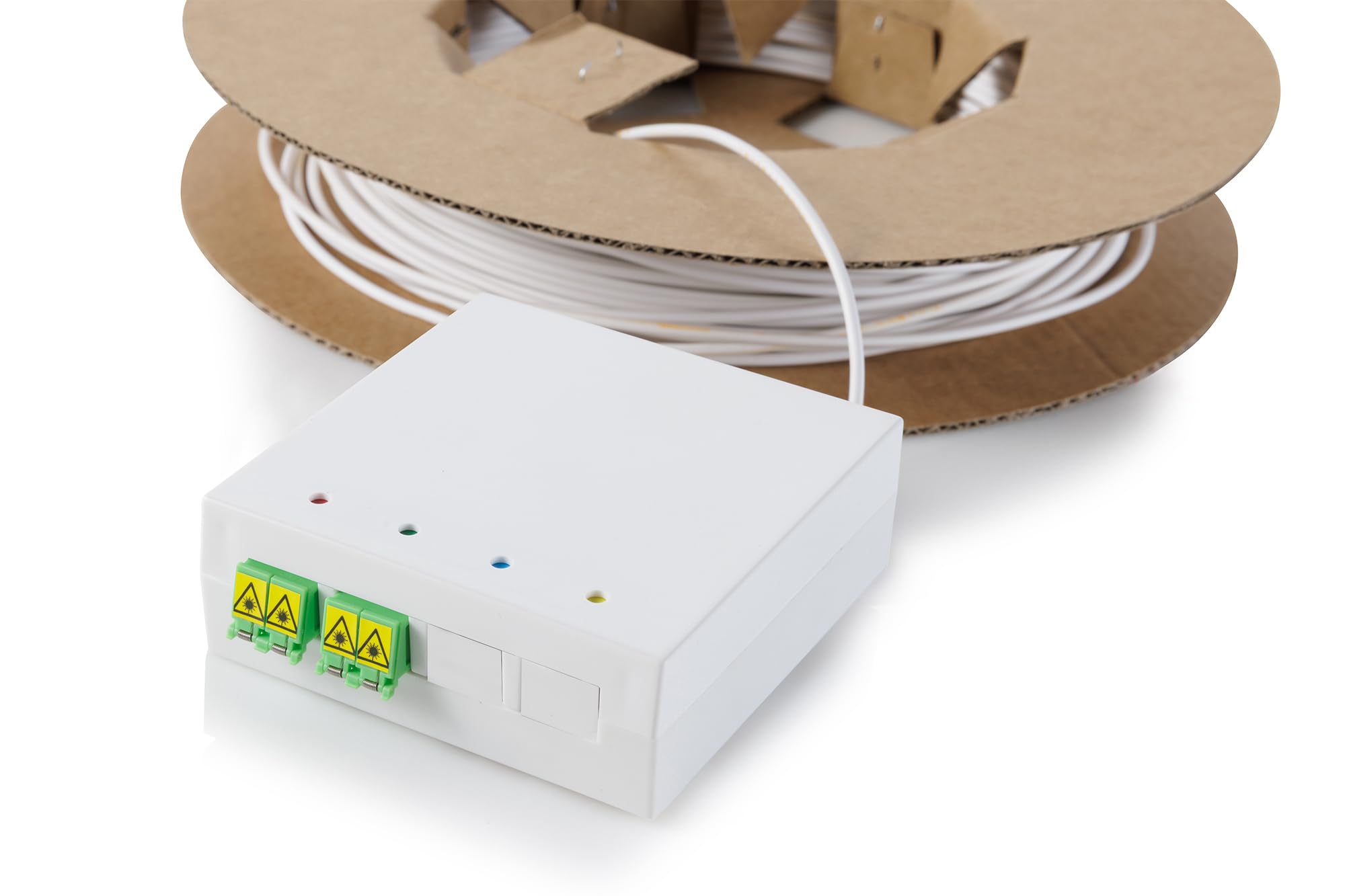DIGITUS FTTx Installations-Kit – 50 m – 2x LC-APC Duplex Kupplung – Weiß