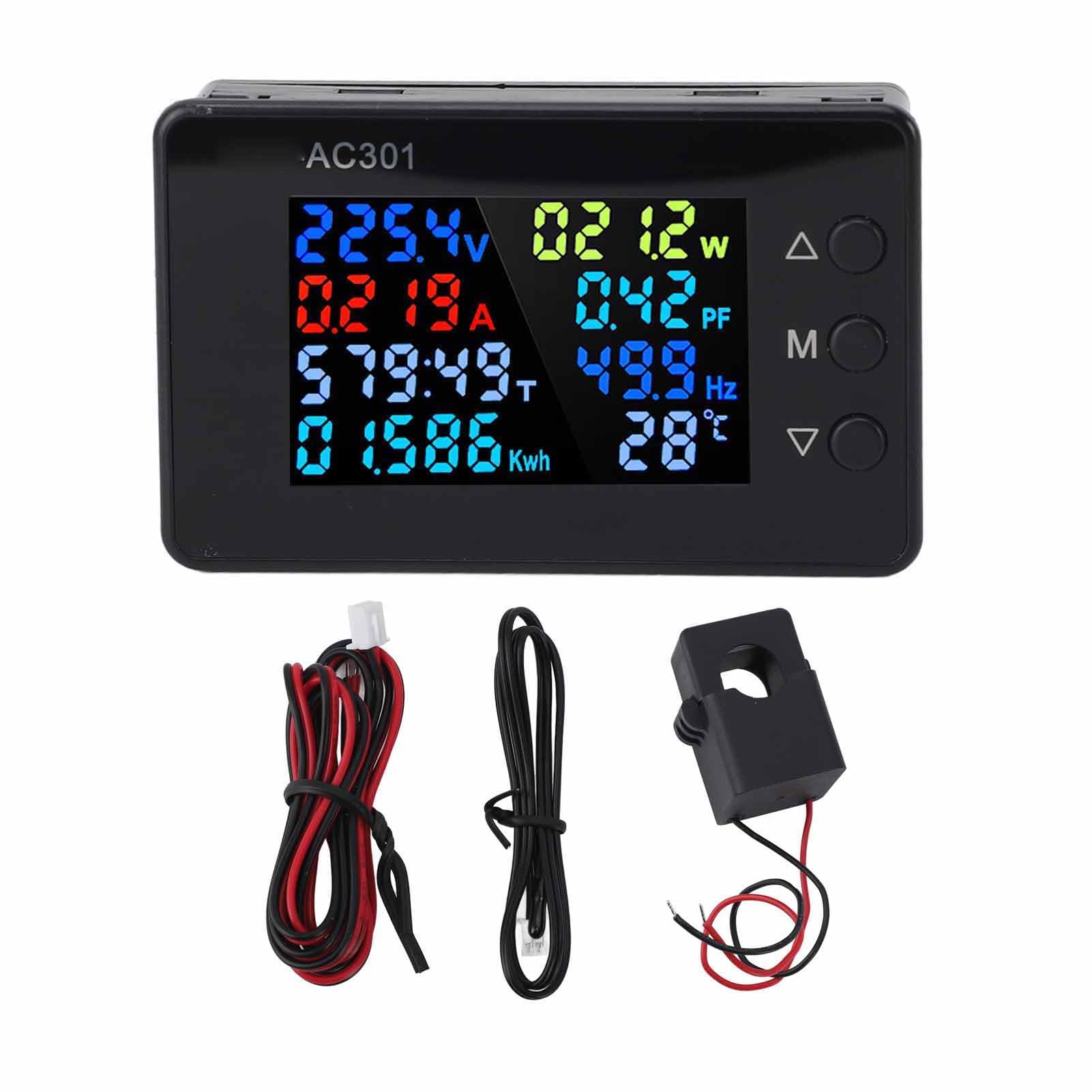 Medidor de voltaje digital de voltaje de alta precisión Mavaol AC con 485 comunicación 100A 50‑300V (Abierto)