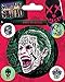 Pyramid International - Adesivi in vinile con motivo "Suicide Squad", 10 x 12,5 x 1,3 cm, multicolore