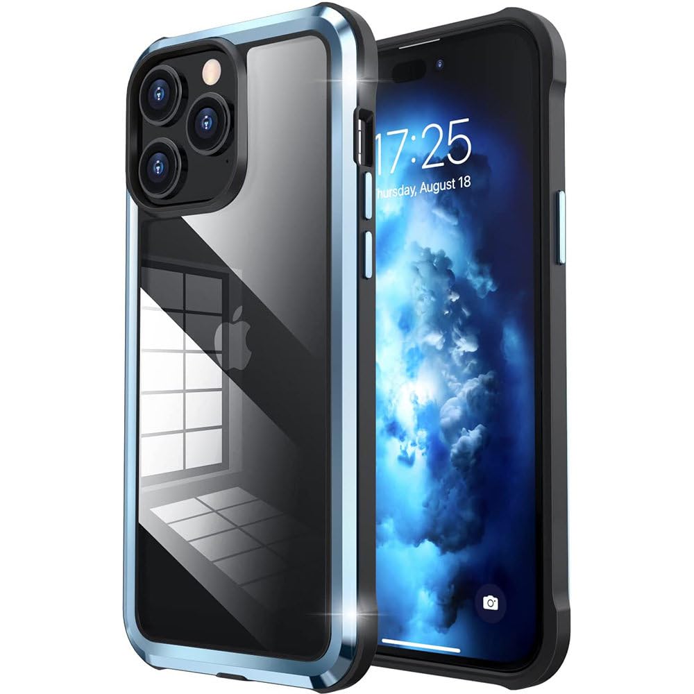 Étui silicone violet iPhone 14 Pro Max transparent accessoire antichoc - 8