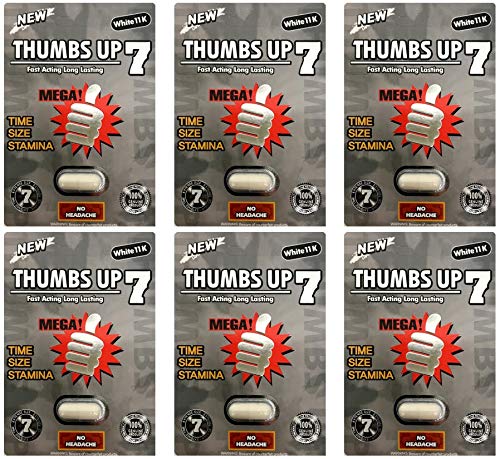 Thumbs Up 7 11K White Male Enhancing Natural Performance Pill The New Most Effective Natural Amplifier for Performance & Energy (6)