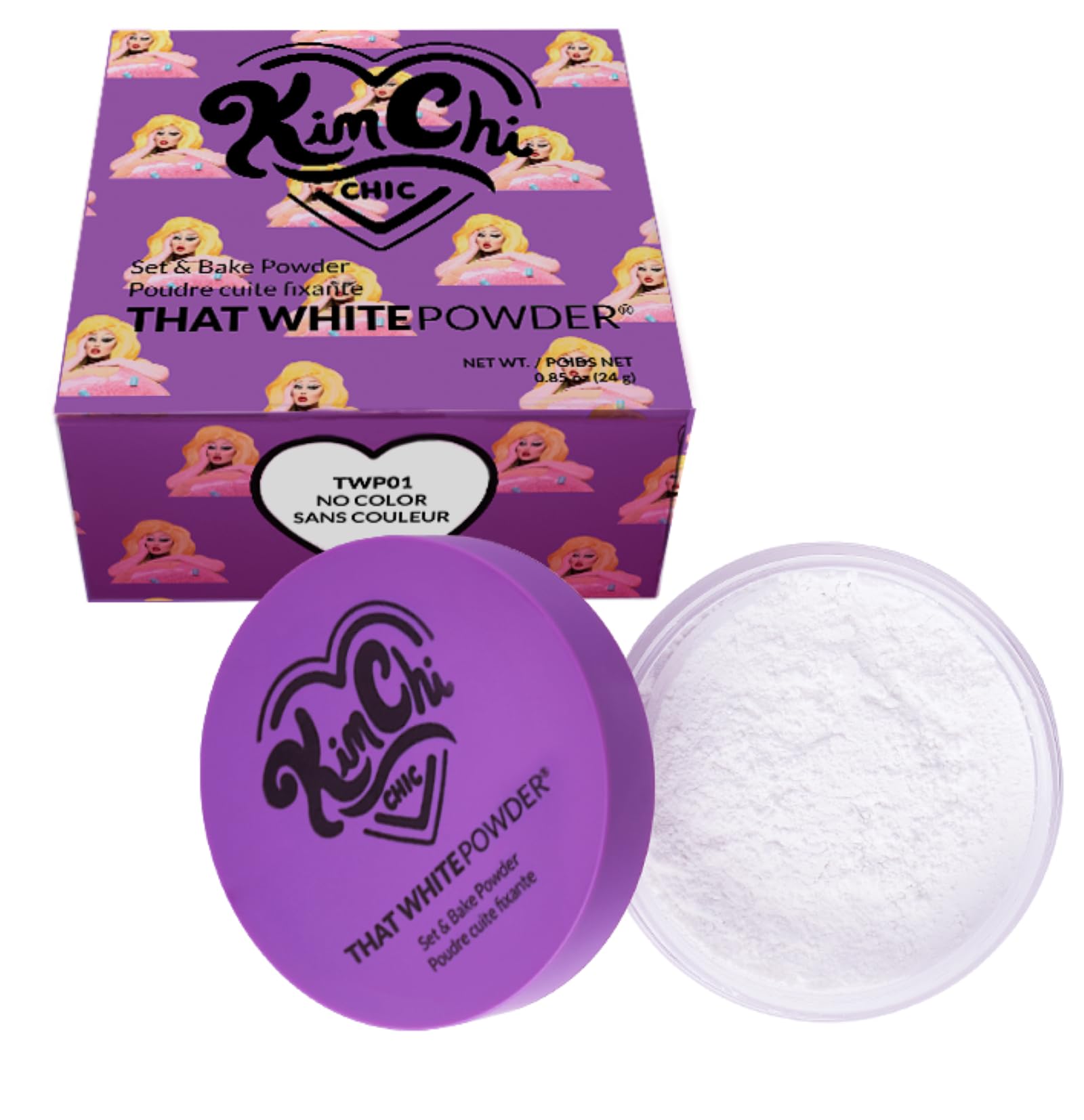 Kimchi ChicBeauty That White Powder, Mattifying Makeup Setting Powder for All Skin Types