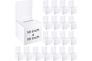 PerKoop Extra Large Ballot Box with Removable Header