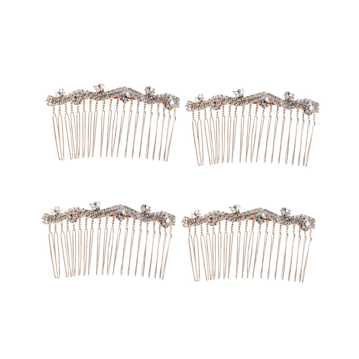 Beavorty 12piezas Peine De Rhinestone Para Elegante Tocado De Mujer Accesorios Para Peinados Especiales d