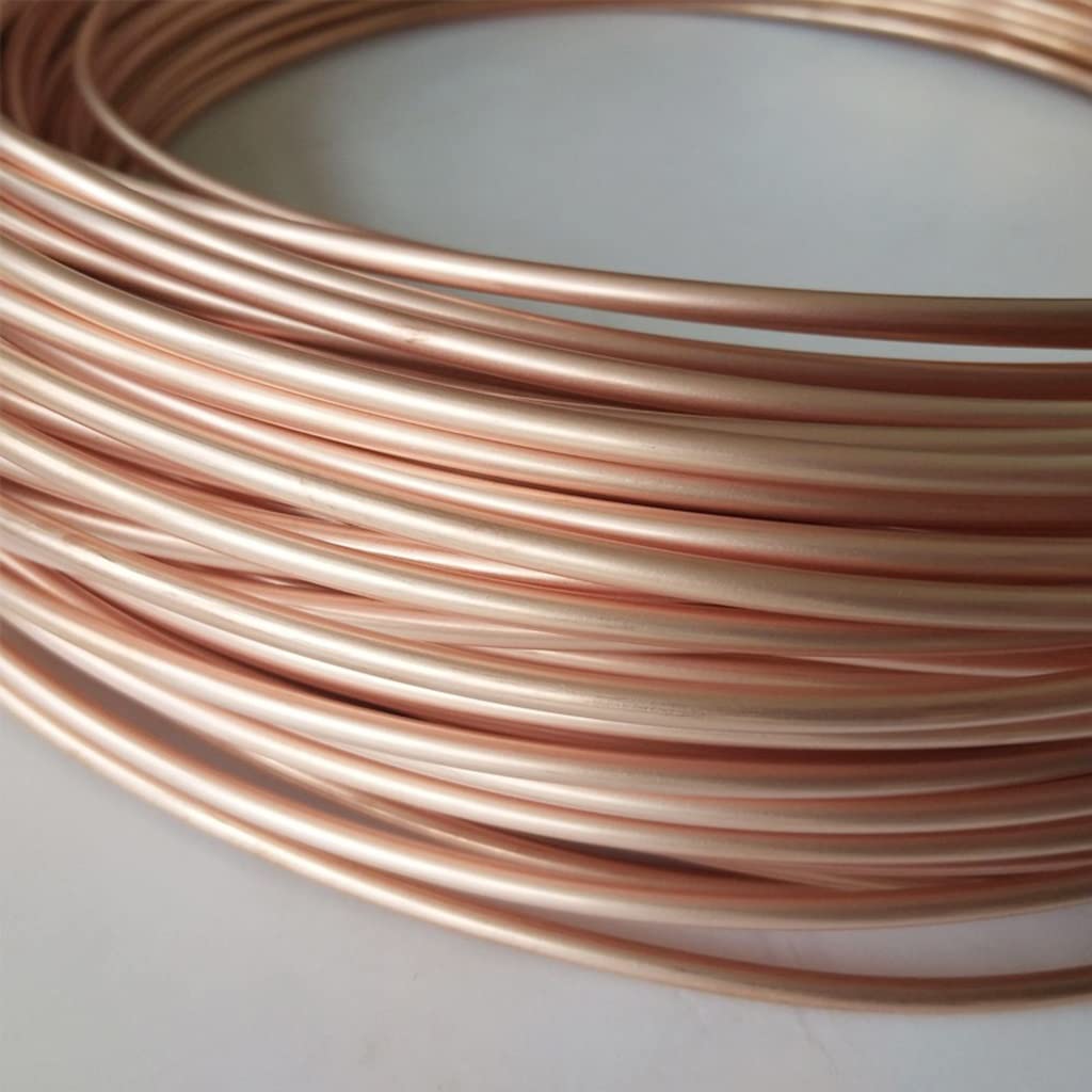 Rura okrągła miedziana, Cewka z rurką miedzianą 1M Miękka cewka do okrągłych rur klimatyzacyjnych w wielu rozmiarach(12x1.5mm)