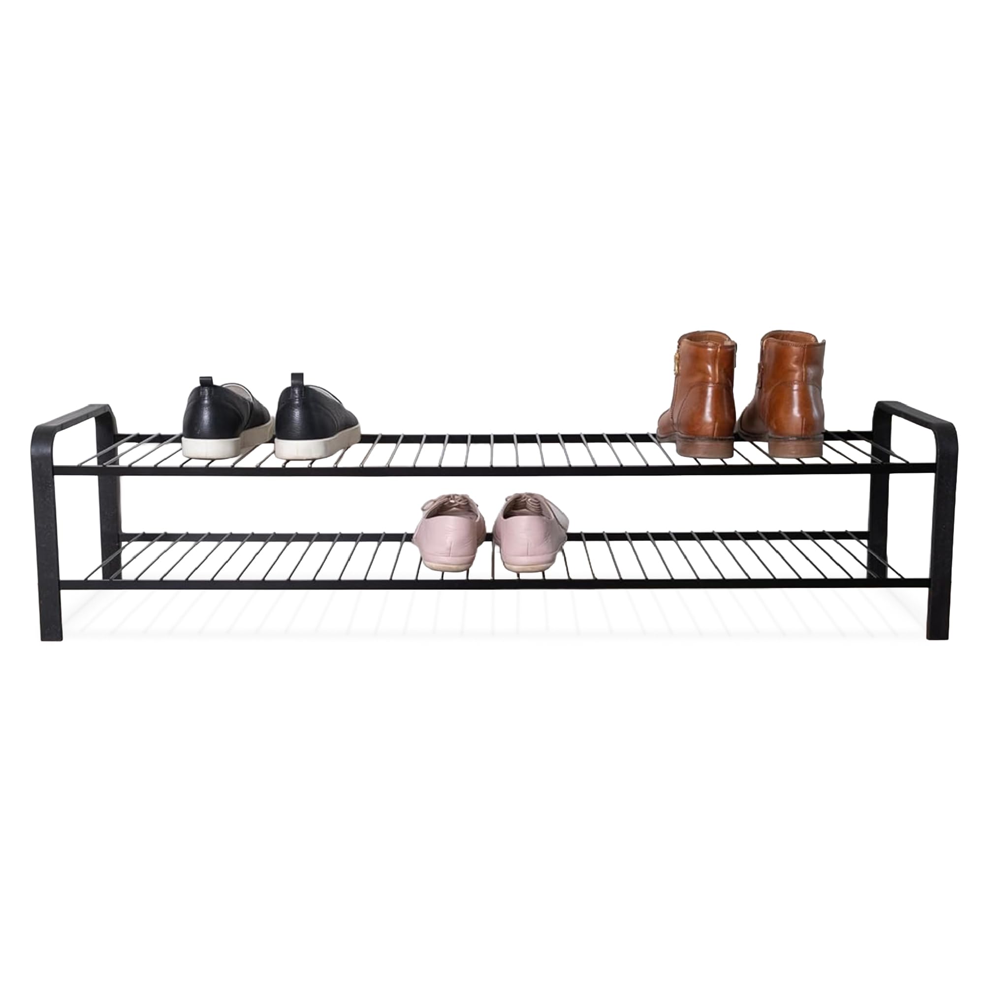 Solution chaussures pour entrée encombrée avec ce meuble bas noir compact