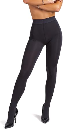 sofsy Italian Full Coverage Opaque Tights for Women - 100 Denier High Waisted Solid Pantyhose | Ultra Durable, Soft Nylon