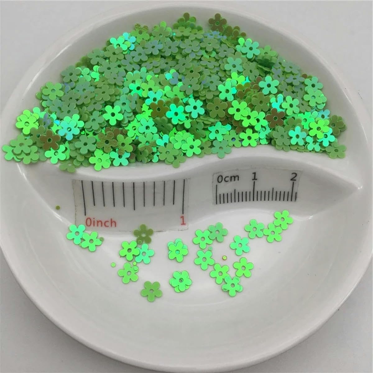 Paillettes En PVC En Forme De Fleur Concave - Lot De 40g, Violet, Pour Couture, Bijoux DIY, Scrapbooking