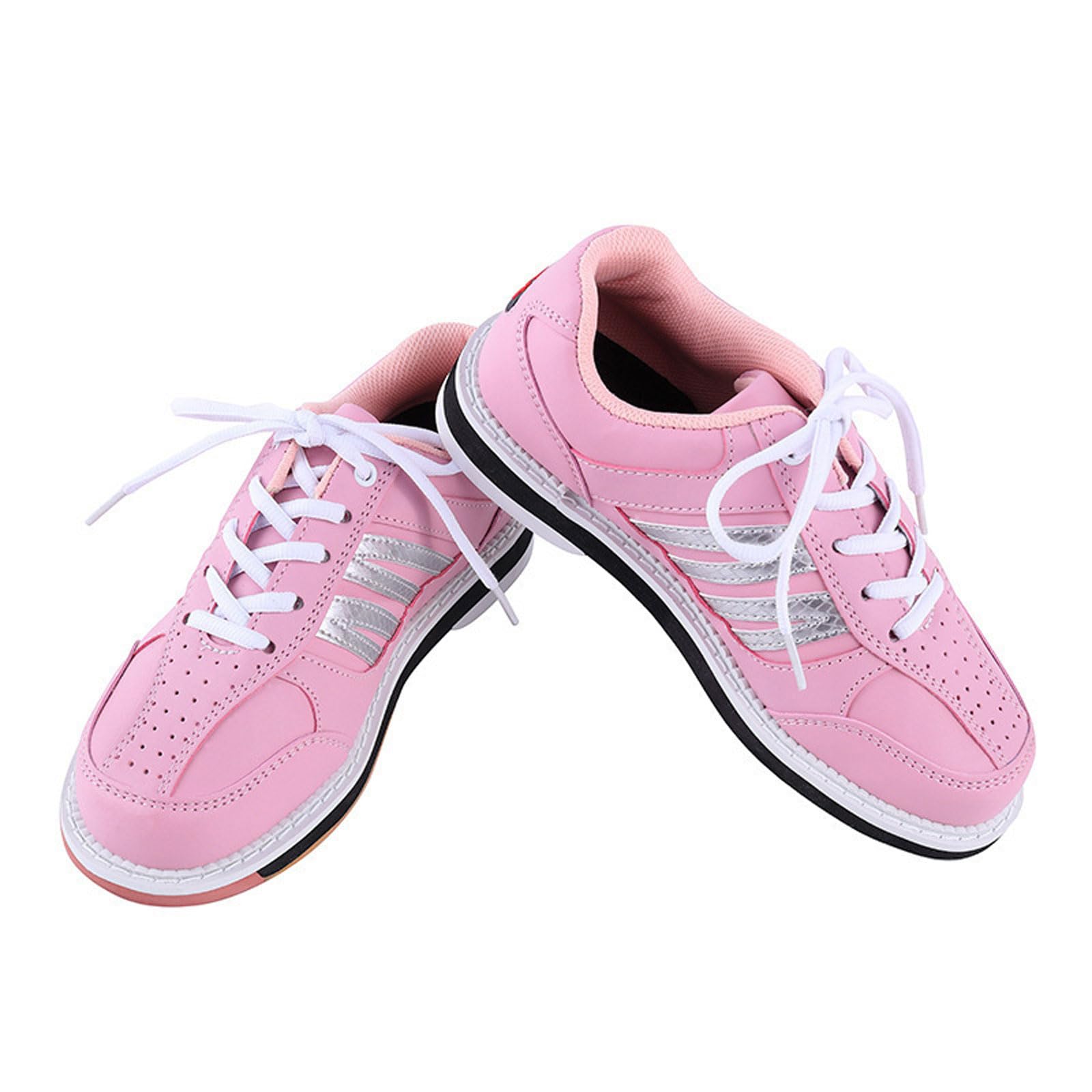 Zapatos De Bolos Hombre,Zapatos De Bolos Mujer,Zapatillas De Bolos,Zapatos De Bowling Unisex,Antideslizantes,Ligero,CóModas Y Ligeras,Adecuado para Jugadores Diestros O Zurdos