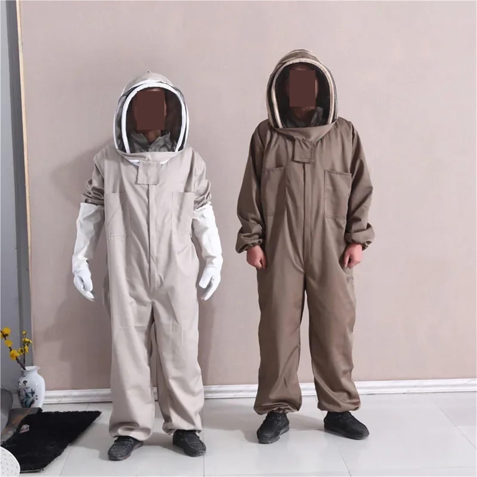 Strumenti per l'apicoltura, 1 pz. Alveare Abbigliamento anti- Guanti in pelle di pecora Attrezzatura for apicoltura Strumenti for | Brown