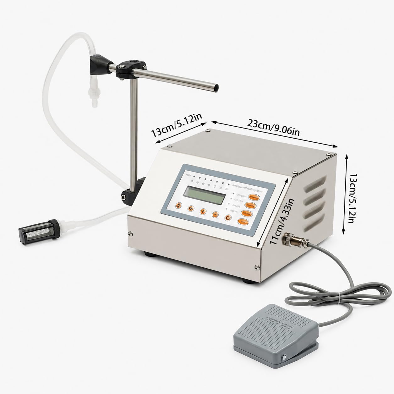 Automatyczna maszyna do napełniania płynem do wody, soków, napojów, oleju i perfum - odporny na kapanie wypełniacz fiolek, idealny do użytku komercyjnego i zastosowań domowych