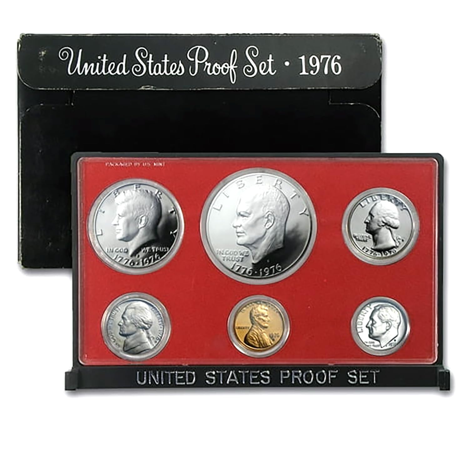 1976S U.S. Proof Set 硬貨セット 1976 U.S. Proof Set in Original Government Packaging | Sealed Hard