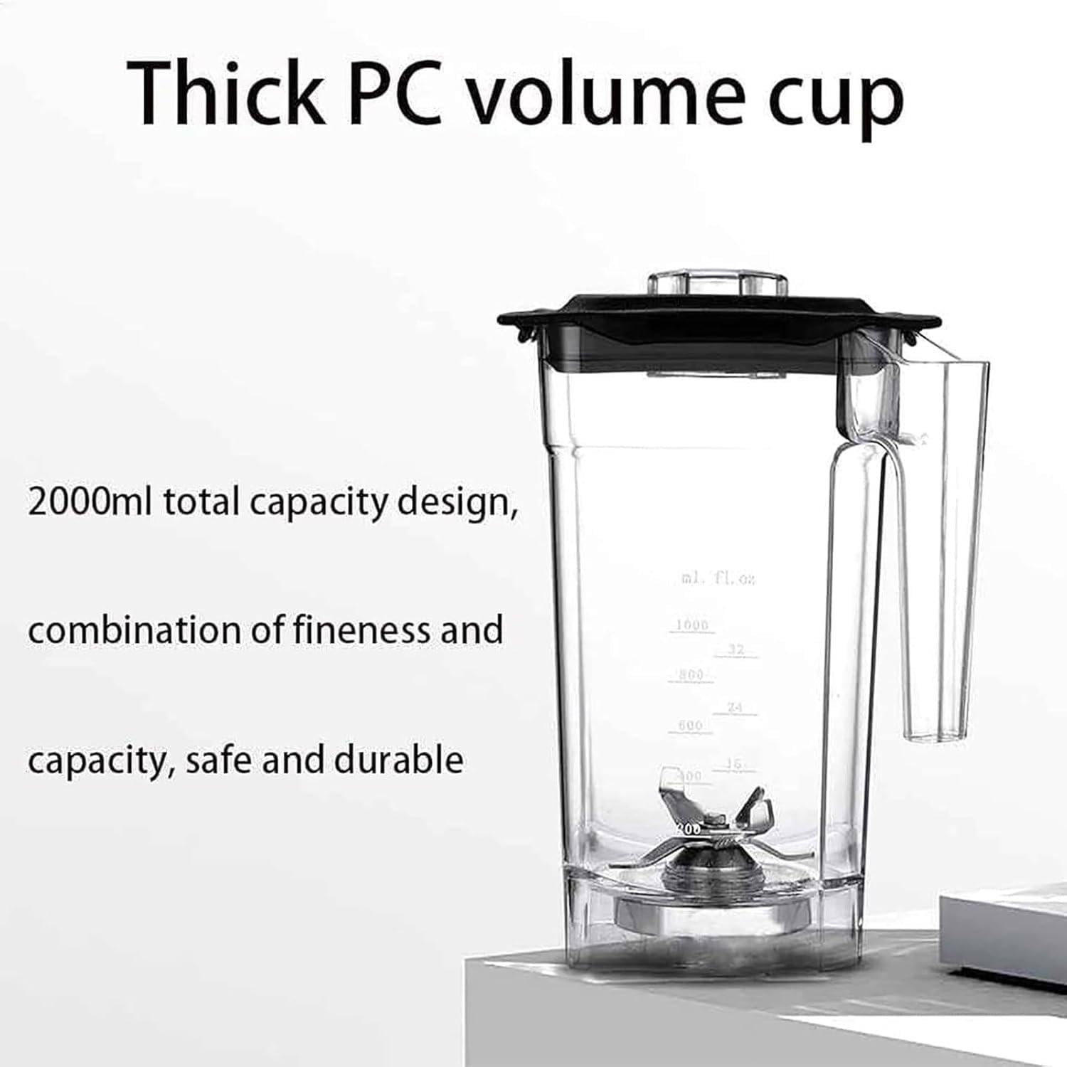LYDZUSDP Commercial Blender 2L Smoothie Machine with Smart Touch Screen,Fruit Juice Smoothie Maker for Home Restaurants Hotels,Blender for Smoothies