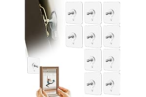 Drill Free Adhesive Hooks: Enhanced 2024 Wall Hooks for Effortless Hanging
