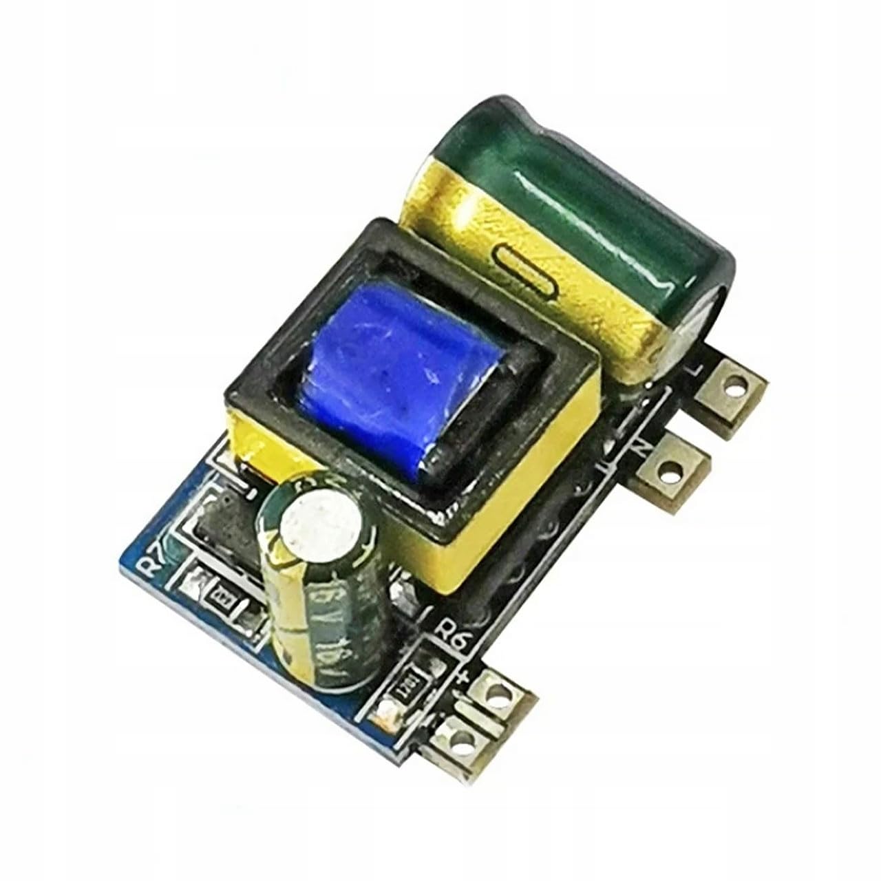 Rosfix Moduł zasilacza 12 V 300mA 3,5 W - stabilizowane wyjście, zabezpieczenie przed przepięciem, wejście 220 V AC, projekty elektroniczne, czujniki, kompaktowy zasilacz