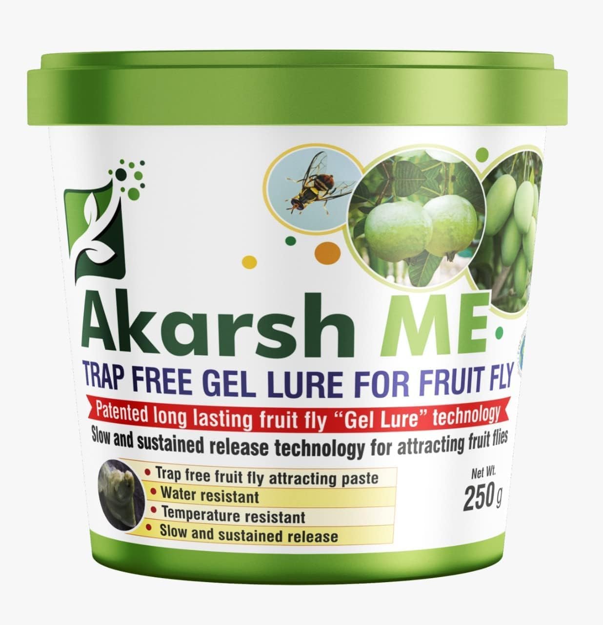 Akarsh ME Lure Pest Control for Fruit Fly Trap Gel | Safe, Non-Toxic (Pack of 1)