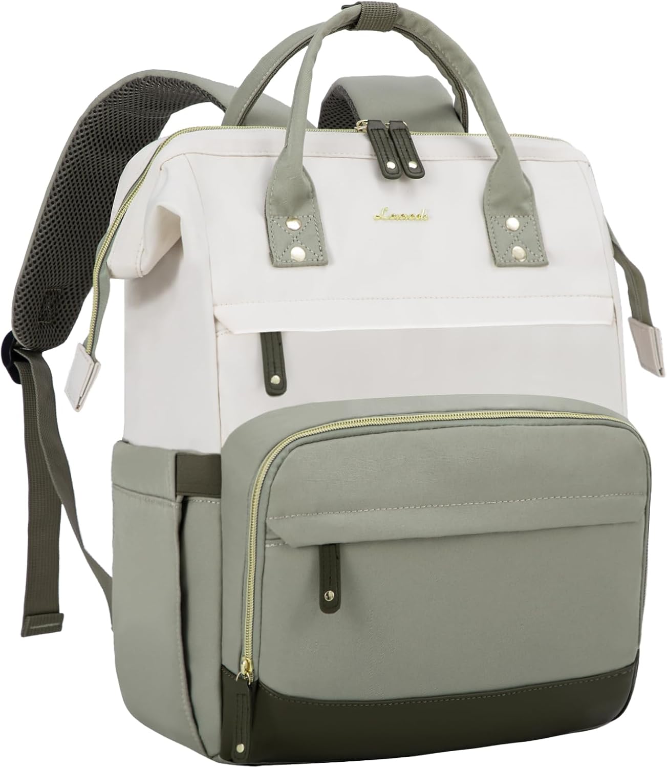 LOVEVOOK Laptop Backpack for Women, 15.6 Inch Work Business Backpacks Purse with USB Port, Large Capacity Nurse Bag College Bookbag for School, Waterproof Casual Daypack for Travel