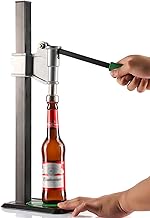 Manual Bottle Capper Tool, 26-29mm Heavy Duty Strong Metal Easy Action Bench Bottle Capper, Adjustable Height Beer Bottle Capping Machine, Easy Pressing for Home Brewing