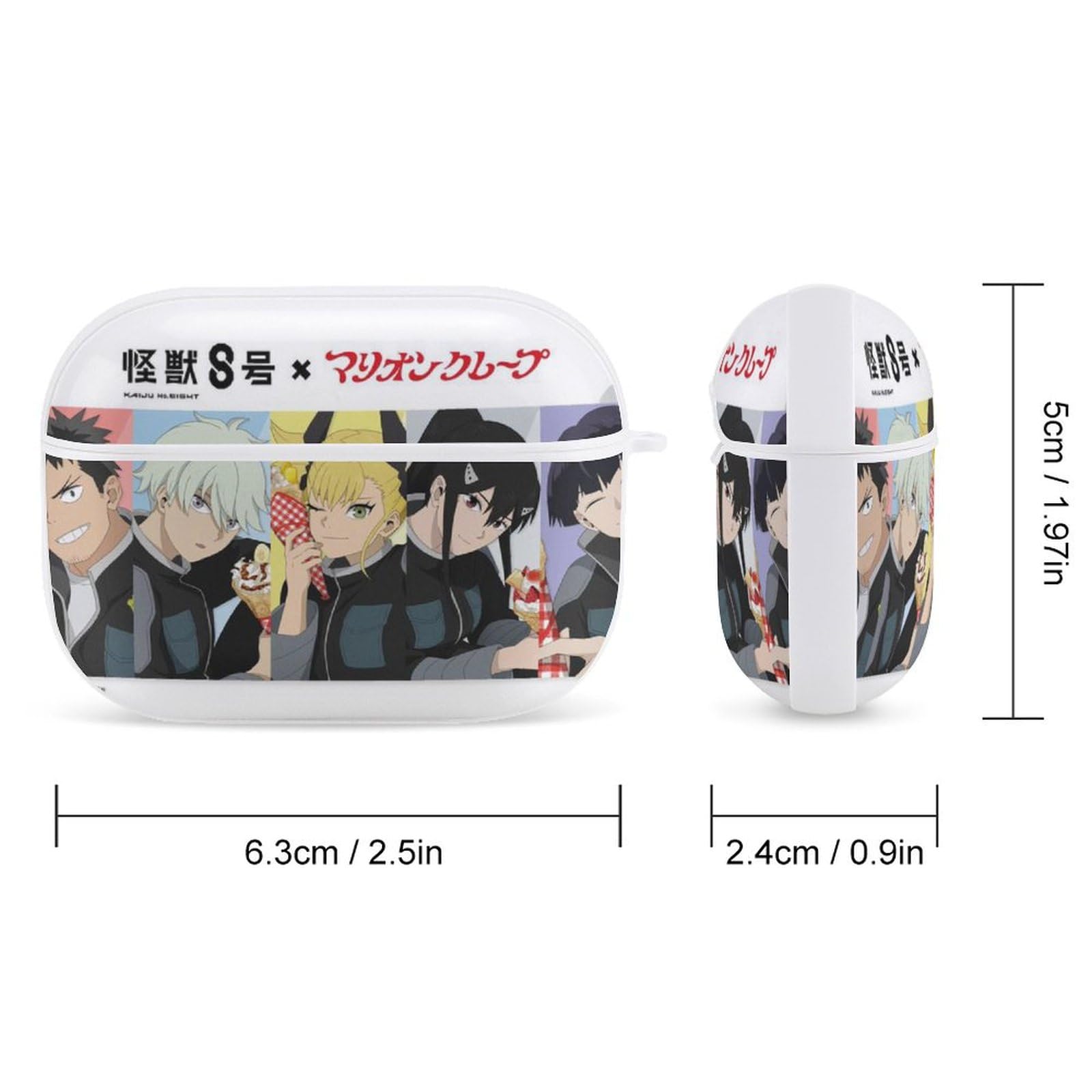 Amazon.co.jp: 怪獣8号 Airpods Pro2 ケース かわいい キャラクター