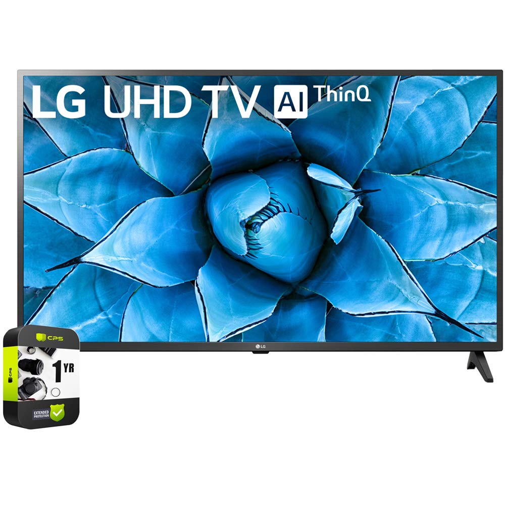 LG 65UN7300PUF 65 inch 4K Smart UHD TV with AI ThinQ Bundle with 1 YR CPS Enhanced Protection
