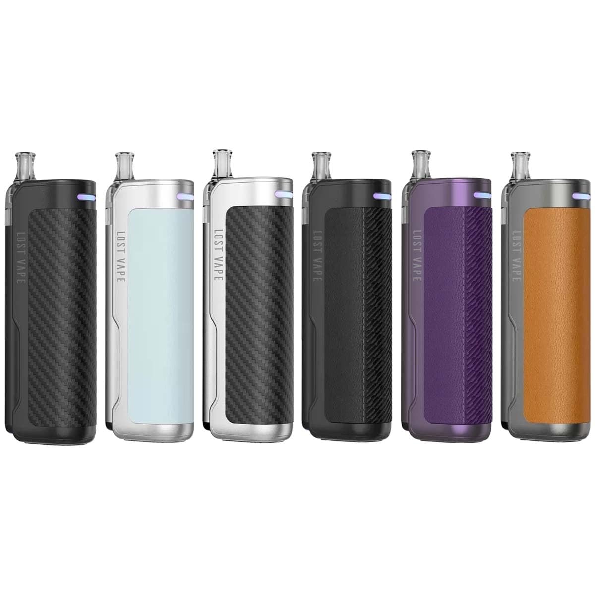 Lost Vape Thelema Nexus Pod System Kit 2,0ml E-Zigarette Nikotinfrei Farbe Silber-Blau