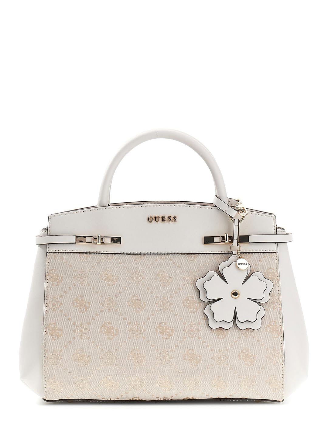 GUESS Women's Melinda Logo Triple Compartment Satchel