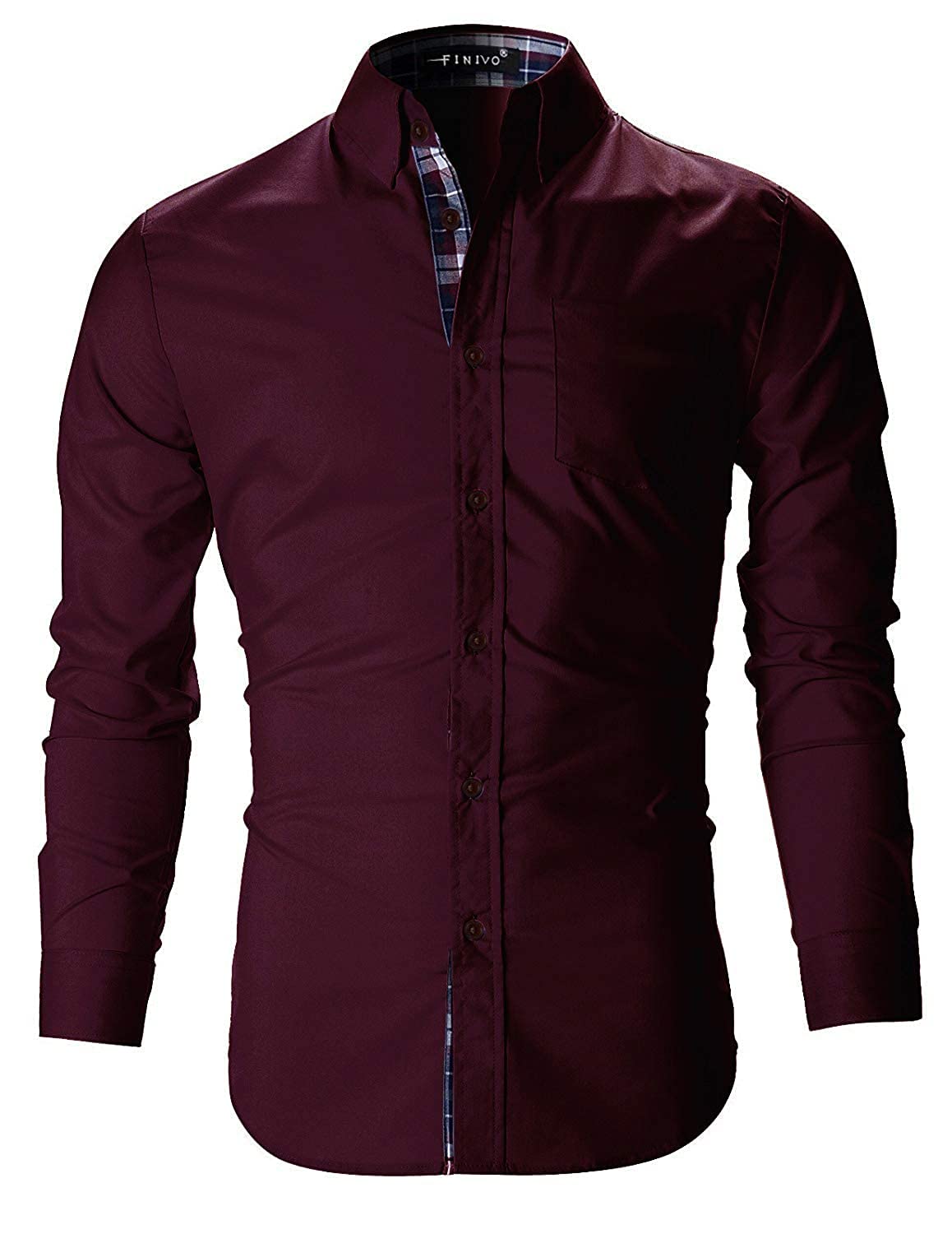 FINIVO FASHIONMen Cotton Casual Shirt