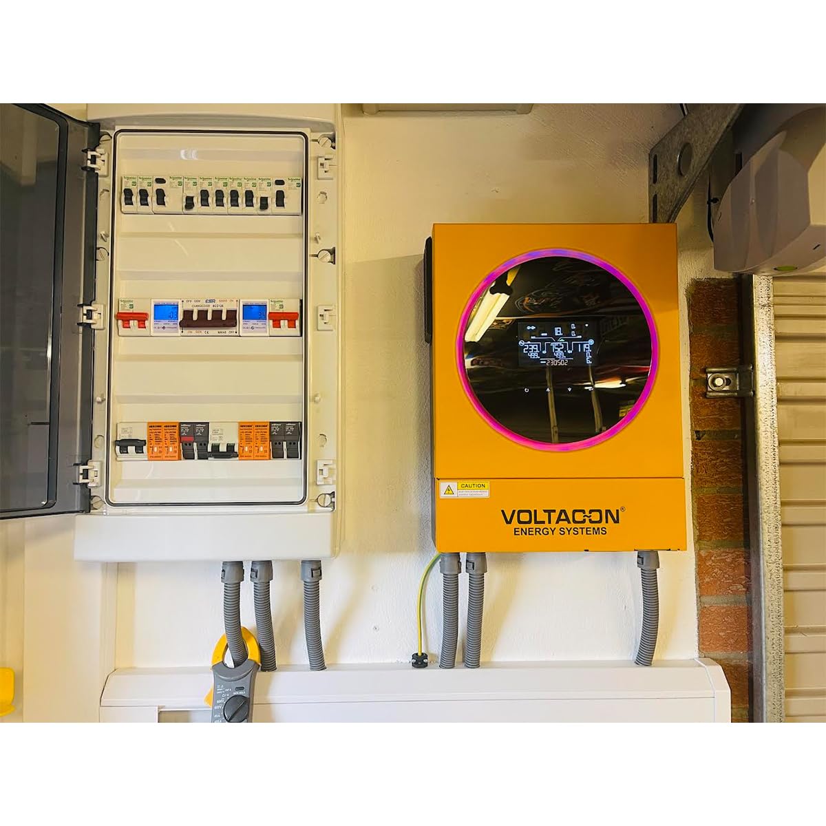Voltacon Inversor solar fuera de la red 5.6kW 48V MPPT cargador 230VAC Pylontech compatible con Wi-Fi