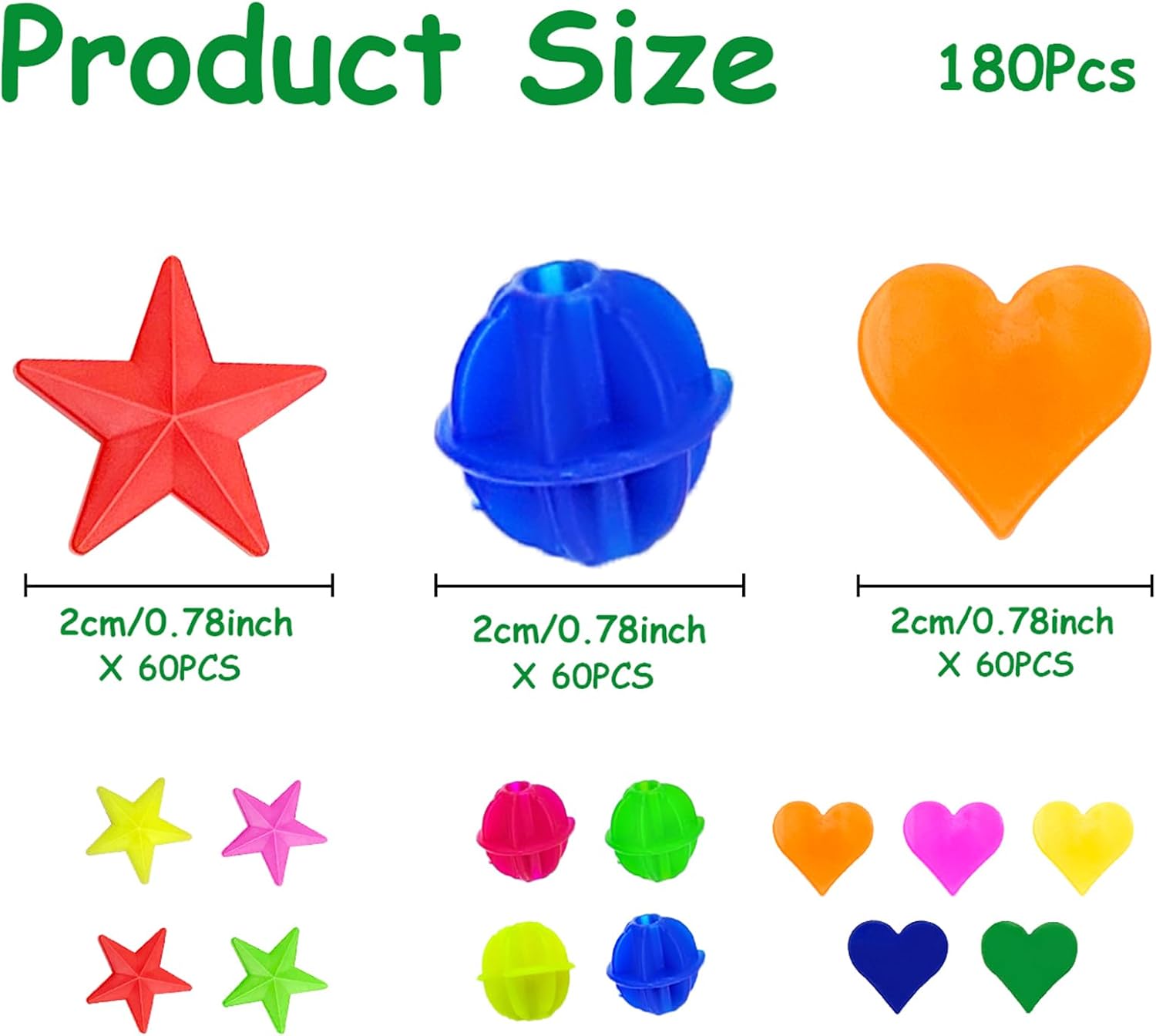 180 Pieces Bike Wheel Spoke Beads Plastic Clip Beads Spoke Colorful Bicycle Bike Spoke Decorations for Kids Bike Accessories Girls Boys (Style 3)