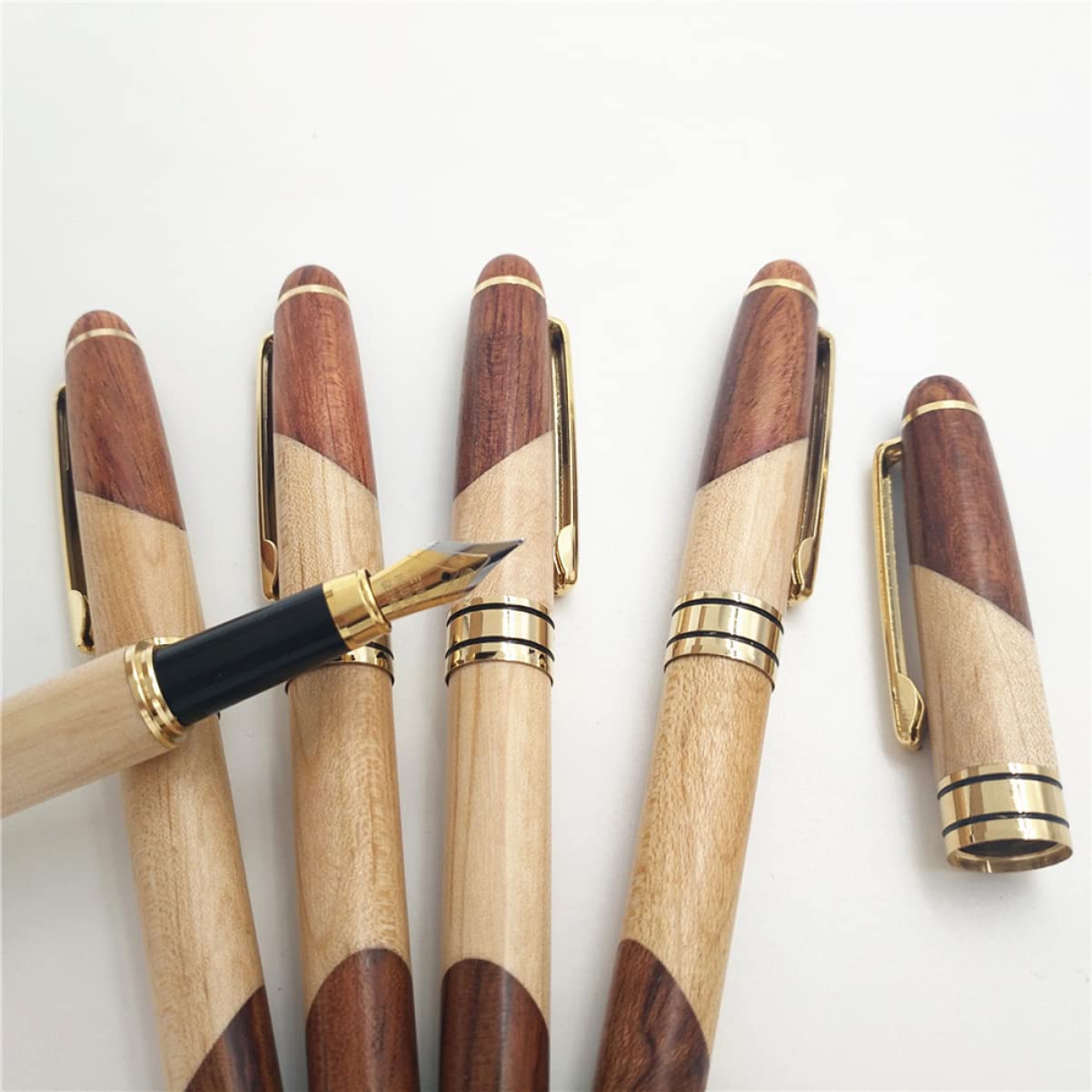 Lot de 3 stylos plume en bois de calligraphie vintage fournitures scolaires meilleur stylo plume en fibre de verre stylo plume stylo plume stylo plume stylo stylo plume stylo stylo de bureau