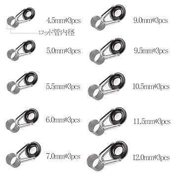 ロッド17本　マゼ杓　撒き餌杓　ロッドガイド　セット Amazon | LNJLQW 10点セット 釣り糸 ロッド 釣竿 ラインガイド