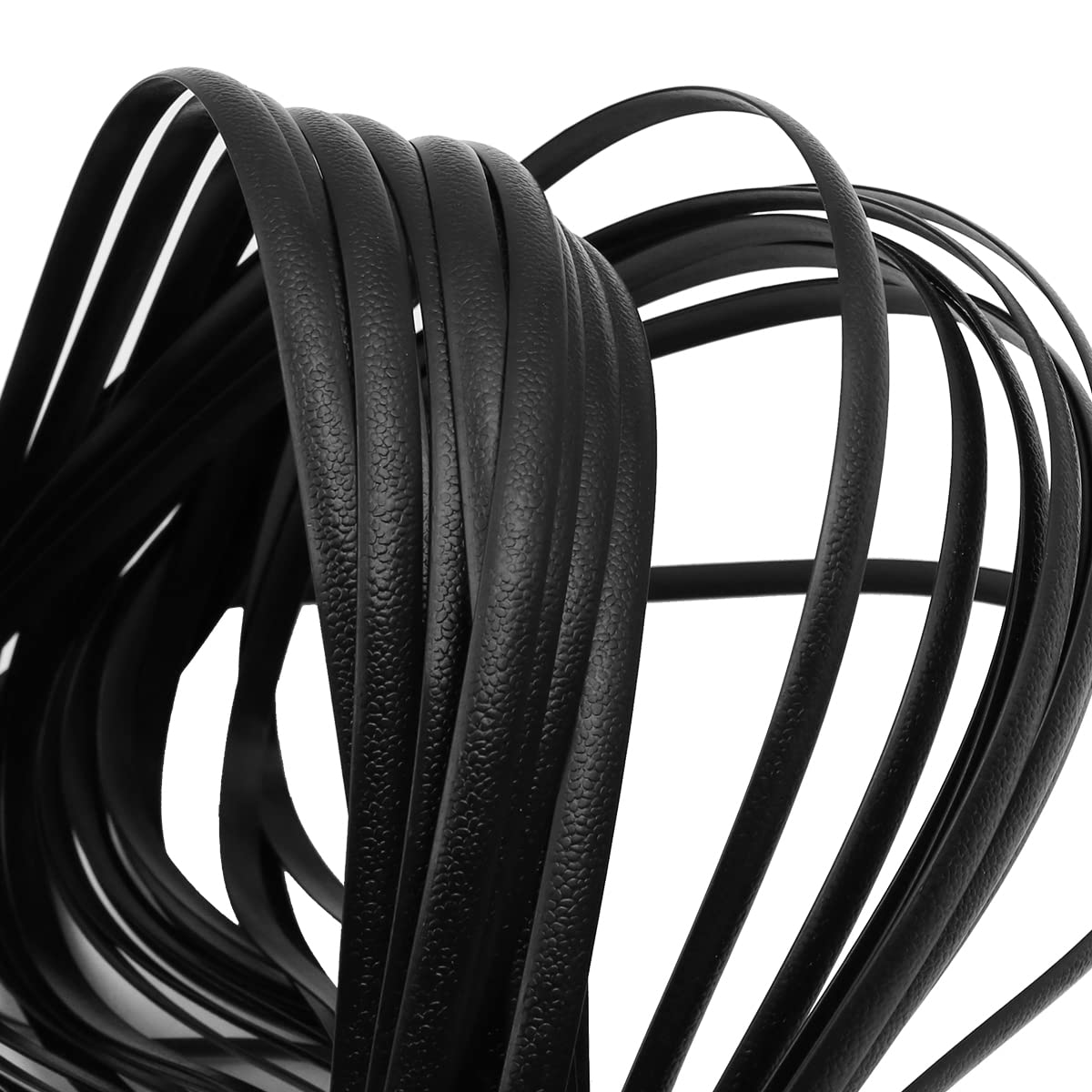 WANGCL Kit Materiale di Riparazione in Vimini Materiale di Riparazione in Rattan Intrecciato in Plastica per Mobili da Esterno da Giardino (Nero)