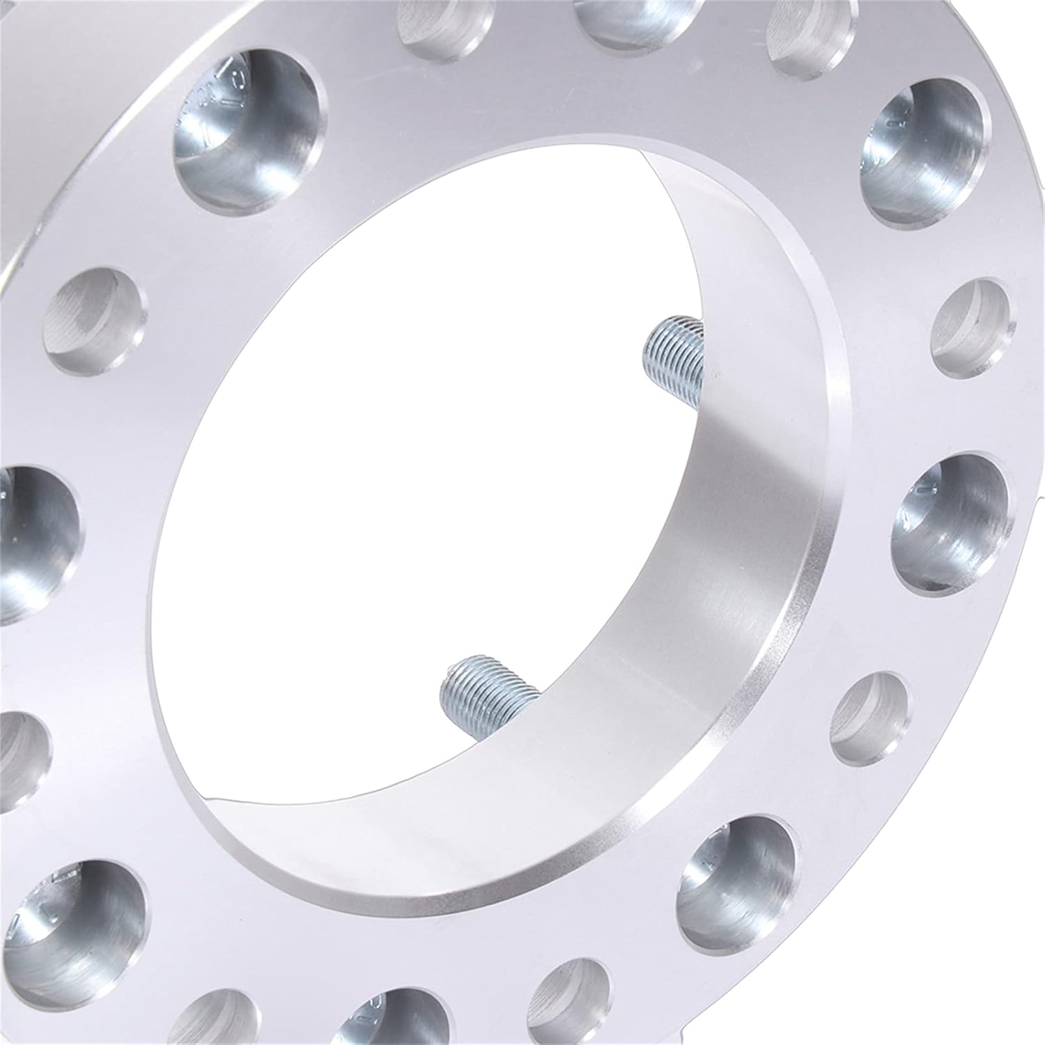 Ineedup 8x180 wheel spacers 1.5 inch Wheel Spacers Kits 125mm with 14x1.5 Studs Wheel Spacers fit 2016 for Silverado 3500 2016 for Silverado 2500