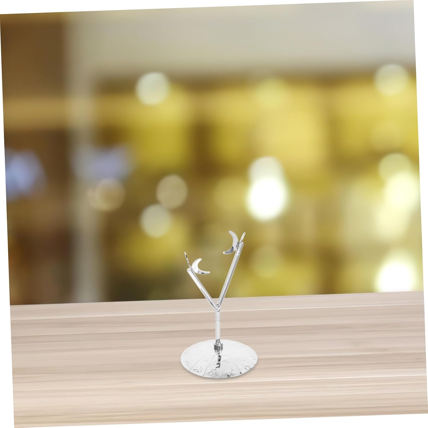 Diamond Stone Display Stand Iron Crystal Sphere Holder for Decor