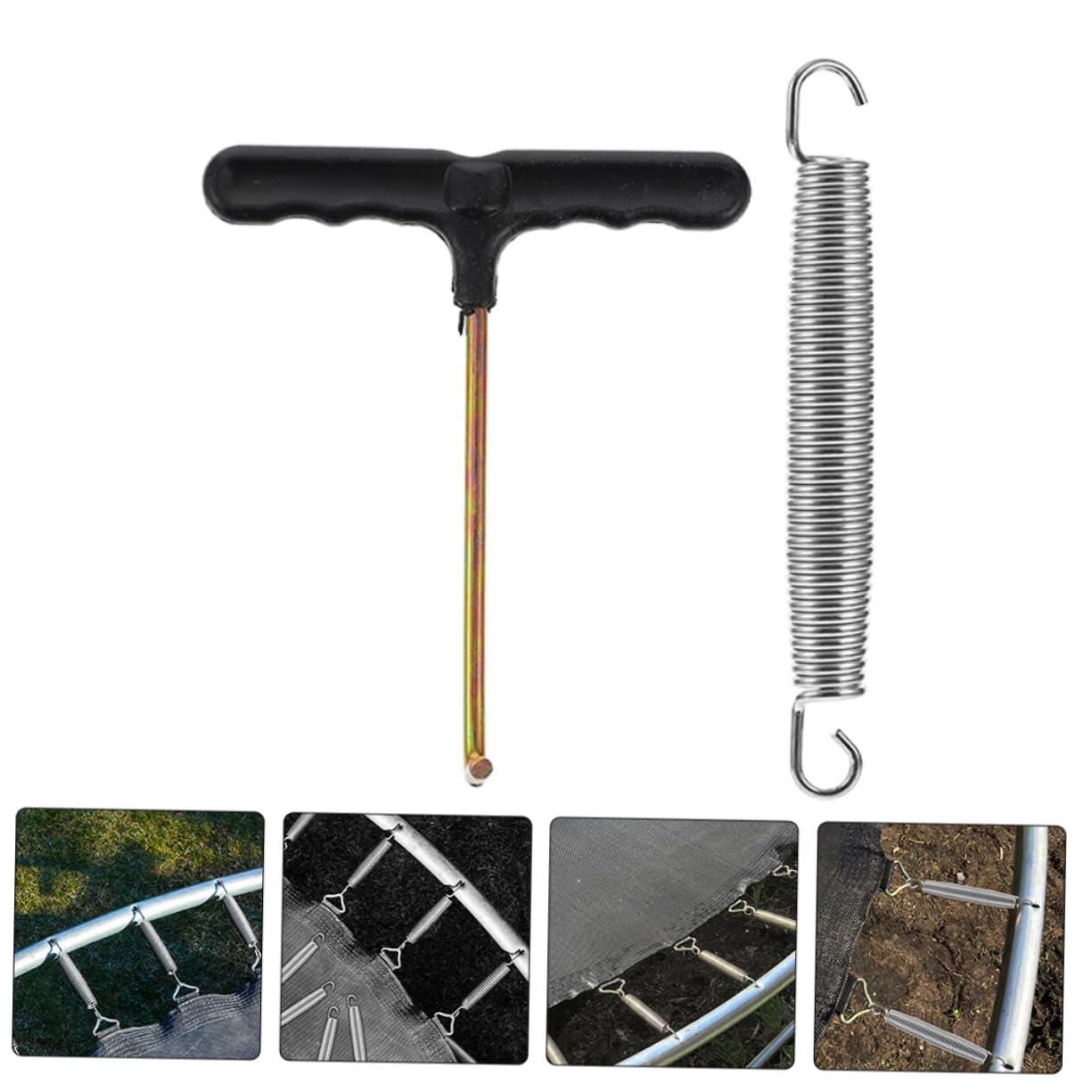 HANABASS Metallfedern für Trampoline Trampolinfedern Ersatzfedern Verzinkt Robust Langlebig Einfache Montage Verbessertes Sprungerlebnis