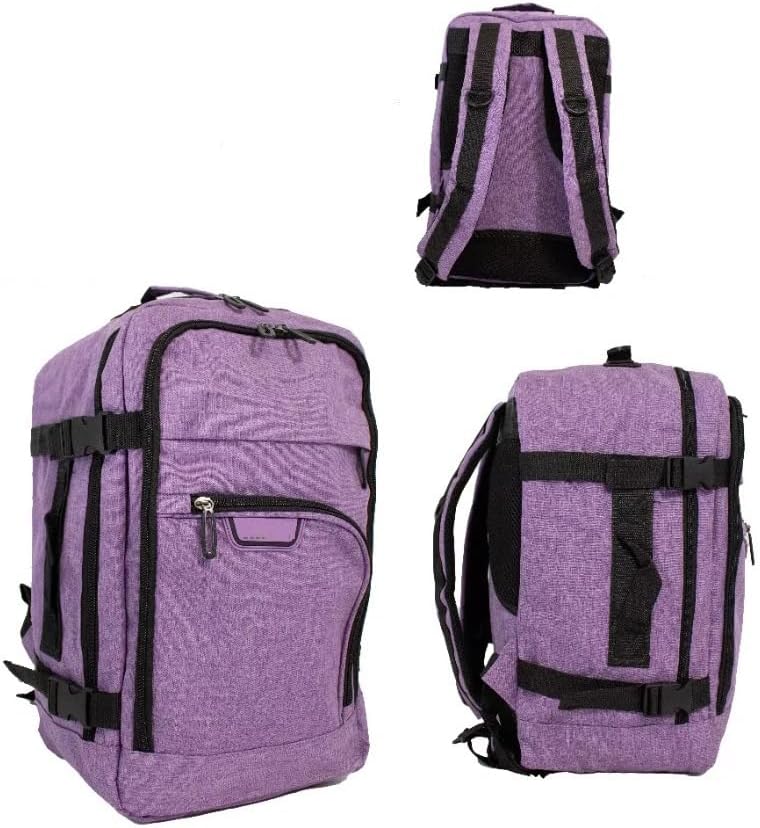 SiXsigma Sports Ryanair Cabin Bags 40x20x25 Underseat Cabin Bag – Airline Approved Carry-Ons Travel Rucksack, Lightweight Compact on Travel Backpack For Ryan Air Plane (Purple) SiXsigma Sports Ryanair Cabin Bags 40x20x25 Underseat Cabin Bag – Airline Approved Carry-Ons Travel Rucksack, Lightweight Compact on Travel Backpack For Ryan Air Plane (Purple)
