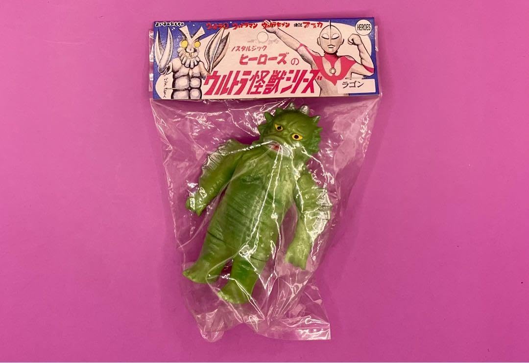ラゴン マルサンマスコットプラモデルソフビ人形 ノスタルジック