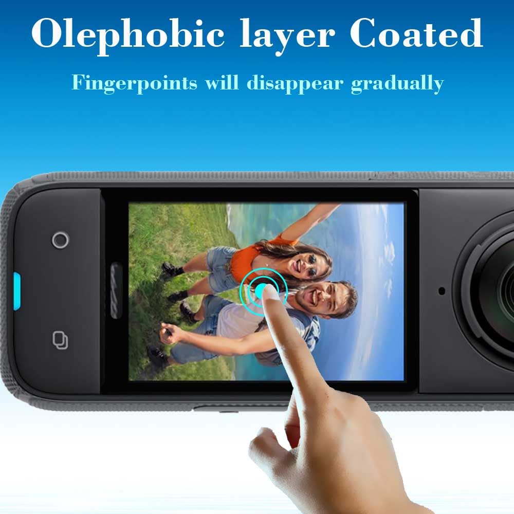 Protection écran Verre Trempé Pour Insta360 X5 - Lot De 3 Films - 9H Dureté, Anti-rayures, Sans Bulles