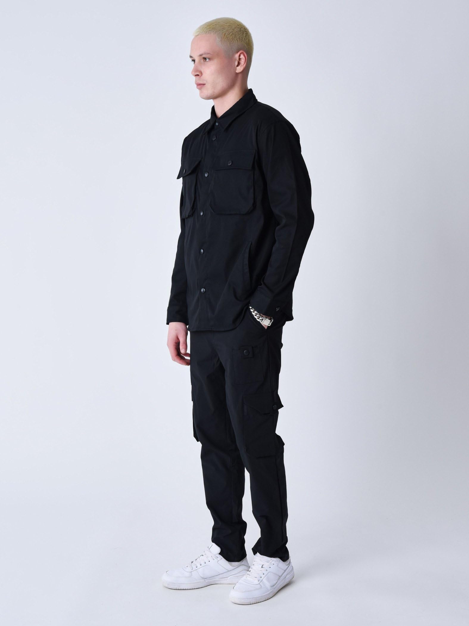 Pantalon cargo noir Project X Paris S fini les vêtements serrés en ville
