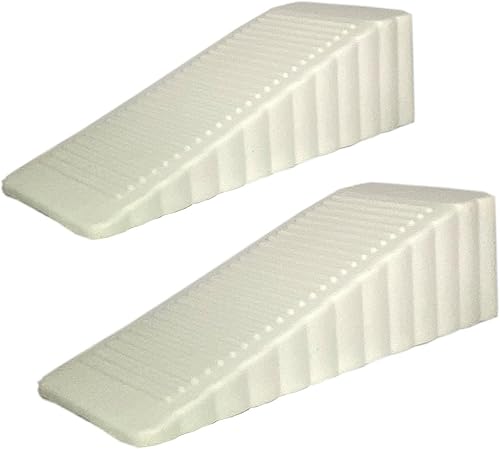 2 Pack Door Stoppers Rubber Door Wedge Stackable & Sturdy Door Stop Heavy Duty Slip-Resistant Rubber Ensures Tight Fit for Any Door Gaps on Tiles,